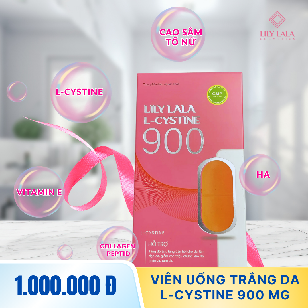 VIÊN UỐNG TRẮNG DA L- CYSTINE 900mg