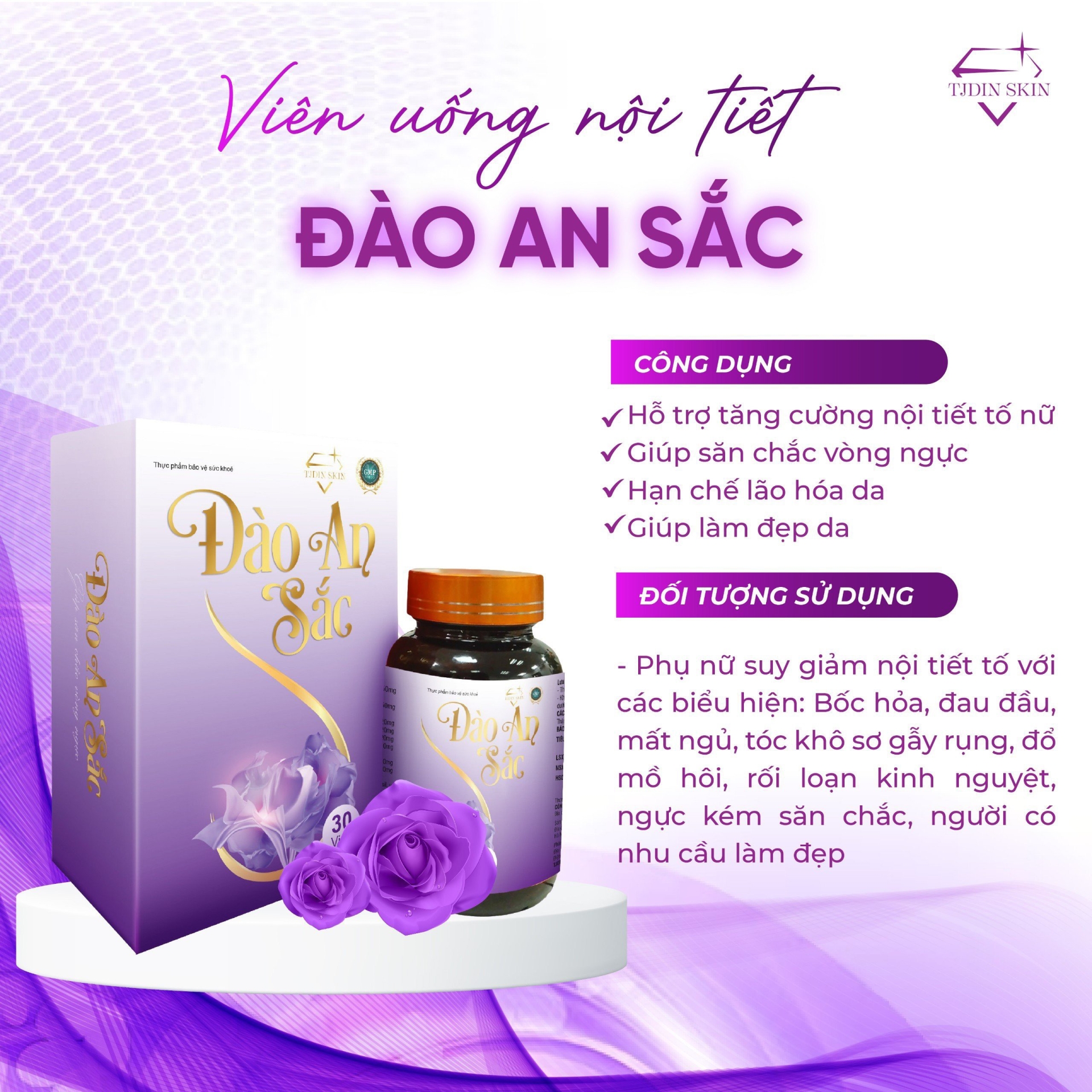 VIÊN UỐNG NỘI TIẾT ĐÀO AN SẮC