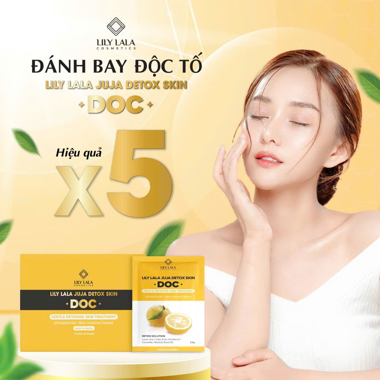 MẶT NẠ SỦI BỌT D.O.C JUJA DETOX SKIN LILYLALA