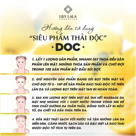 MẶT NẠ SỦI BỌT D.O.C JUJA DETOX SKIN LILYLALA